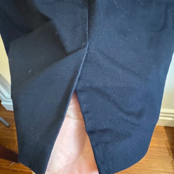 Connected Apparel Navy Blue Tiered Dress - Size 12 - Picture 3 of 5